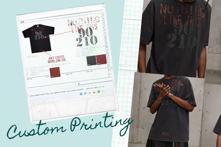 Custom printing services for fashion brands