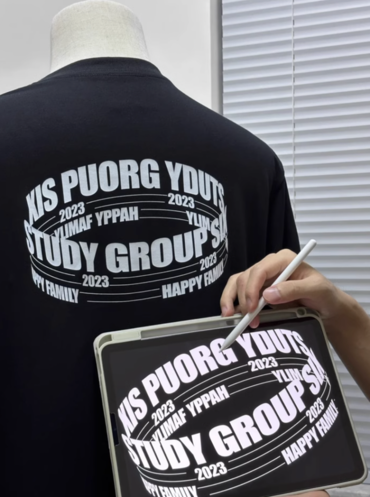 T-shirt printing on demand