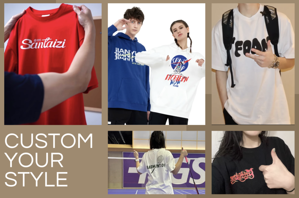 custom T-shirt printing with no minimum